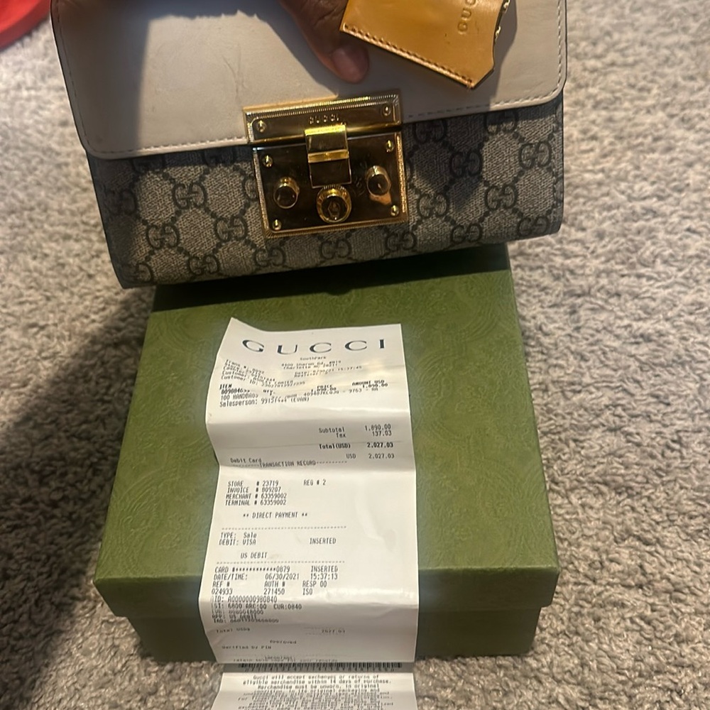 Like new ..lil makeup on top but can be clean